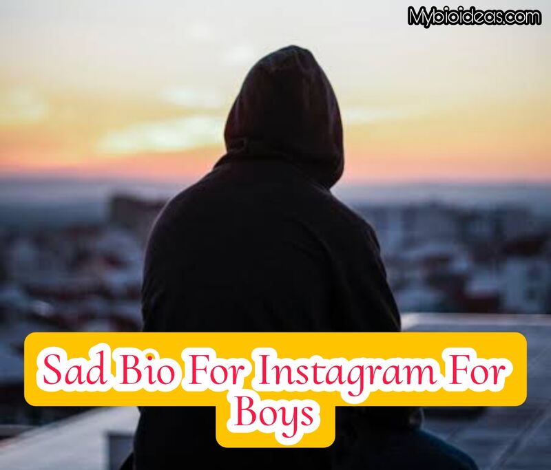 Sad Bio For Instagram For Boys 