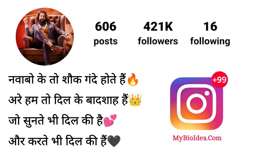 Instagram Bio Shayari