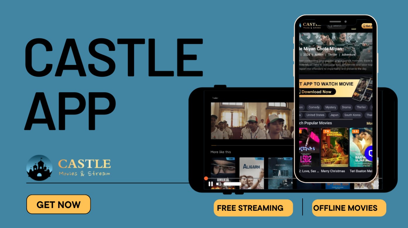 Castle App is the entertainment partner to enjoy endless movies, TV shows, music, and HD Live Sports streaming for free